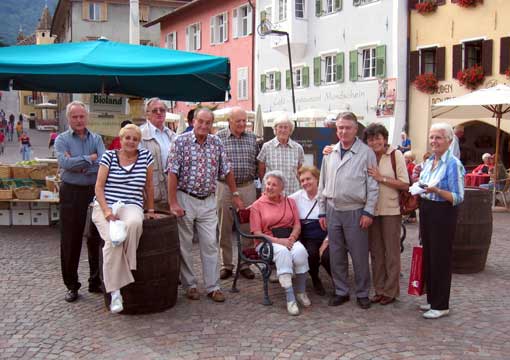 Wandergruppe in Brixen